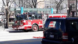 Chicago Fire Department Engine 30 Responding
