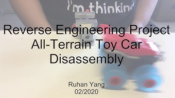 Reverse Engineering Project All-Terrain Toy Car Disassembly Process