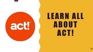 Act Clever: Act Software Training Classes
