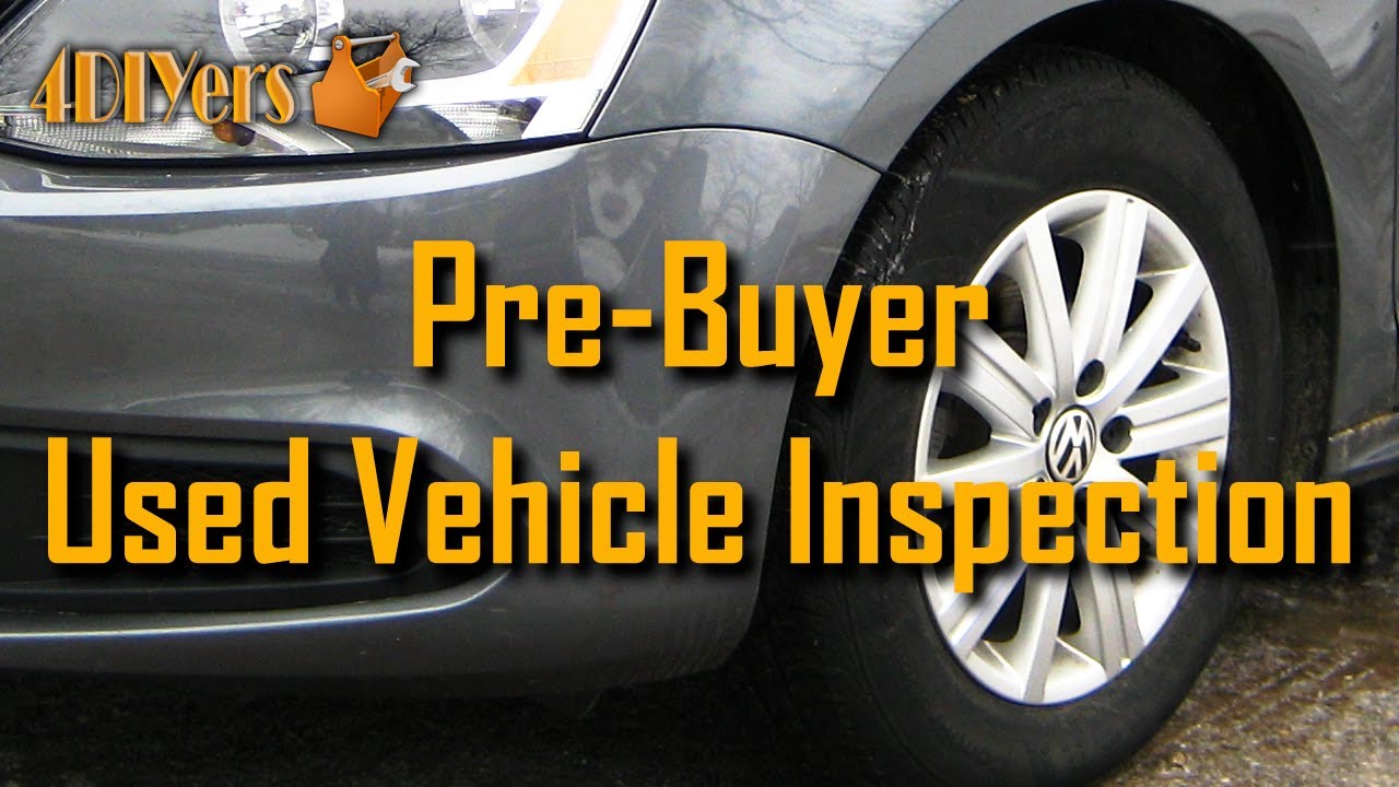 PreBuyer Used Vehicle Inspection Vehicle Suspension, Brakes, & Tires