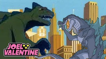 H-B Godzilla vs. Zilla Jr. but dubbed with Joel Valentine SFX Style