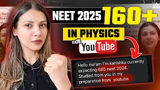 How to Score 160+ in Physics in NEET 2025 with Youtube? Strategy by Tamanna Chaudhary