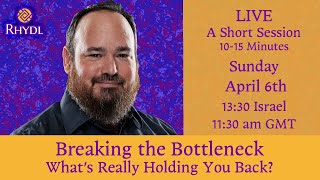 YOU are the Bottleneck to Scaling