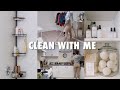 CLEAN WITH ME | deep cleaning & organizing my apartment