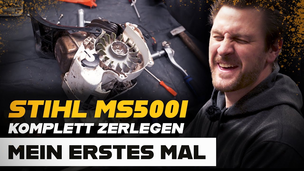 SPRINGT SIE WIEDER AN??? - STIHL MS 500i auseinanderbauen