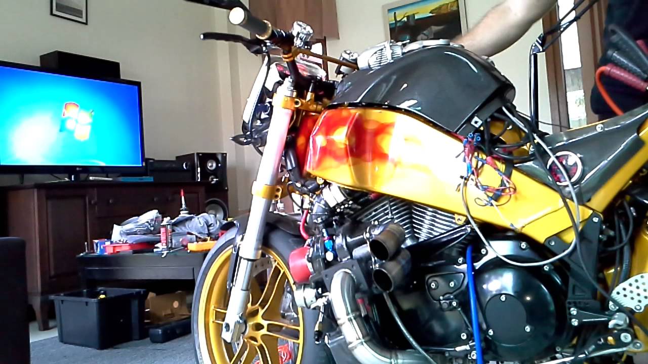 Turbo Buell XB12 first starts... YouTube