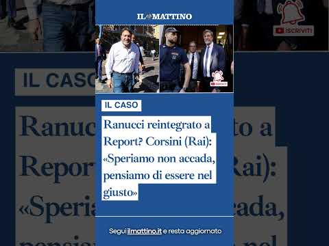 Video Ranucci reintegrato a Report? Corsini (Rai): «Speriamo non accada, pensiamo di essere nel giusto»