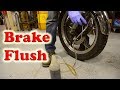 Brake Flush on a Motorcycle! Quick How-To Tips!