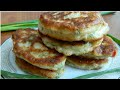 Любимые Оладьи с зеленым луком и крабовыми палочками. Ну очень вкусно!