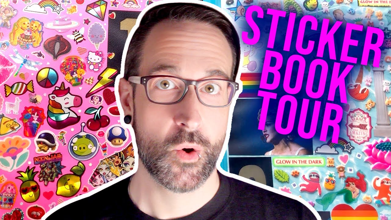 My First Two Sticker Books! My Sticker Book Journey YouTube