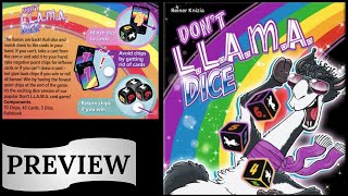 Don't L.L.A.M.A. Dice: Preview (GAMA Expo 2023)