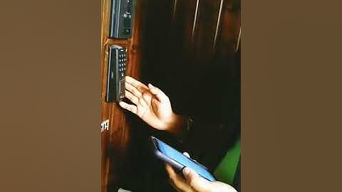 Realtime TD1D Rfid Access Control Password Card and finger enrollment procedure by cambaye