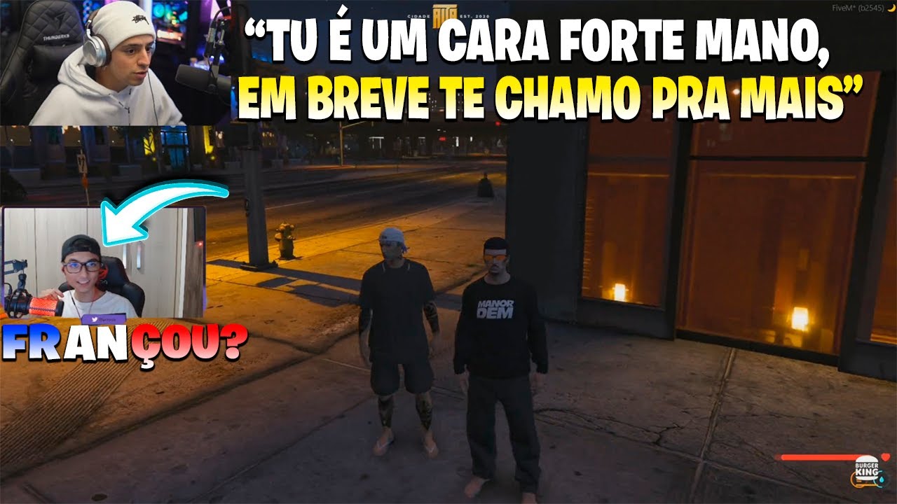 CONNOR CONVERSANDO COM O PURPOU l VAI SER CONTRATADO PRA FRANÇA 3.0?