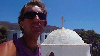 Paros, Greece: Walking from My $11 Hotel Room to the Aegean Sea(A walking tour through the winding lanes of Parikia on Paros island, Greece to the waterfront. PLANNING A BUDGET TRAVELING TRIP?? 