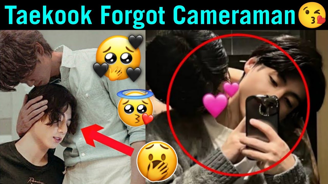 Taekook Forgot They are On Camera 😱 BTS V Jungkook Secret Moment on Camera 📸 #taekook #bts #v #jk
