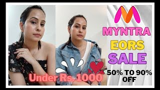 Myntra end of Reason Sale 2023 |   Mom Fit Jeans | thatwondergirlofficial ❣️
