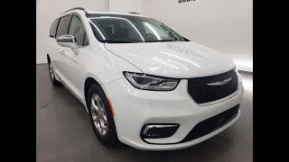 2022 CHRYSLER PACIFICA LIMITED QUADS THIRD NAV PANO BRIGHT WHITE 4K WALKAROUND 13542Z SOLD!