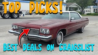 BEST DEALS Under $8,000 Classic Cars For Sale on Craigslist - TOP 5 PICKS!