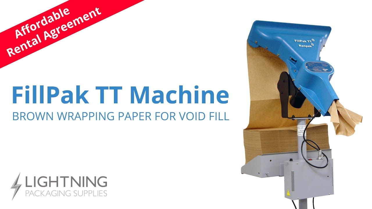 fastest sustainable void fill solution - FillPak TT machine - YouTube