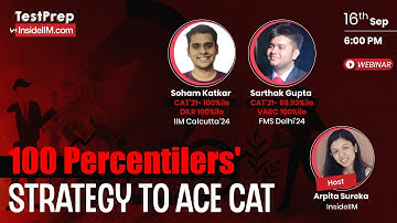 How 100 Percentilers Approach Mocks And CAT Preparation Ft. IIMC and FMS Students