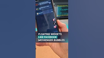 Floating multiple widgets like Facebook Messenger bubbles. Demo. #androidapp  #androiddevelopment