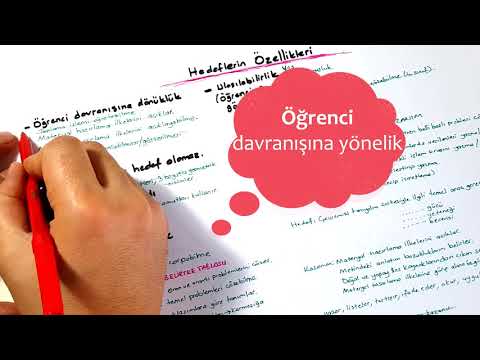 Video: Bir öğrenme hedefi nasıl yazılır?