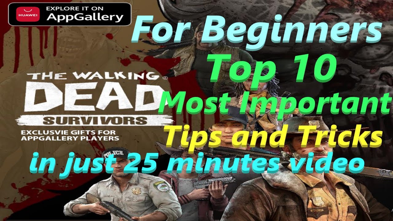 The Walking Dead Survivors For Beginners Top 10 MOST IMPORTANT Tips