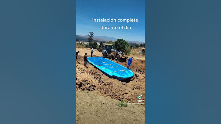 Instalación piscina de fibra de vidrio