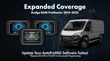Key Programming Demo for 2017 Dodge RAM ProMaster 1500 [AutoProPAD G3 Evolution]