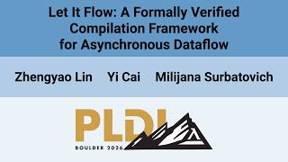 [PLDI'26] Let It Flow: A Formally Verified Compilation Framework for Asynchronous Dataflow