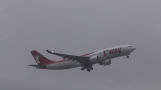 T'way TW407 이륙