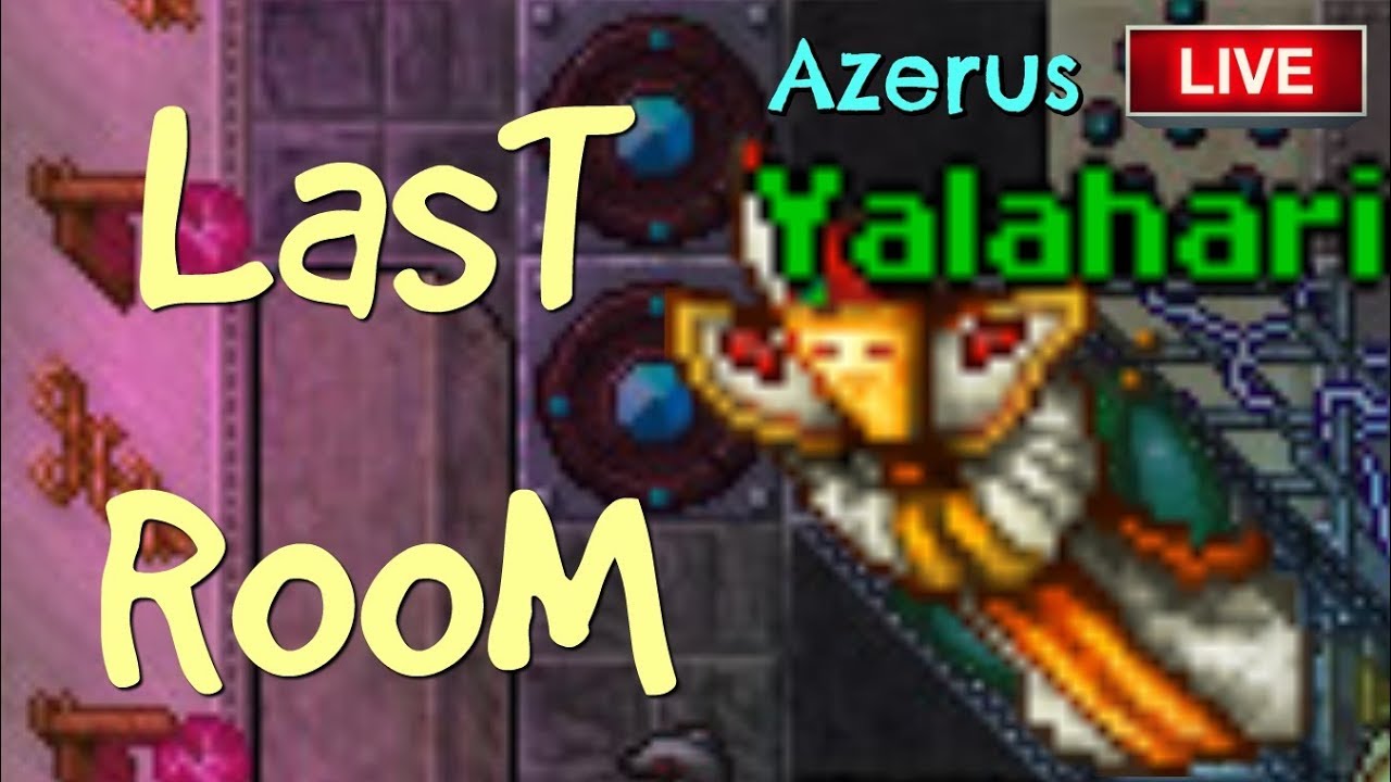 TIBIA🇧🇷 AO VIVO 🔴 In Service of Yalahar Quest last room YouTube