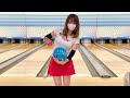 ボウリング女子の練習風景95（Bowling Practice）2021/9