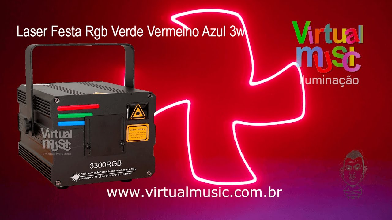 Laser Festa Colorido Rgb Dmx Vermelho Verde Azul 3w Iluminacao Para Dj 4k 60fps
