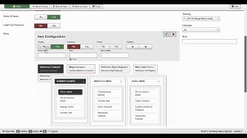configure for k2 mega menu