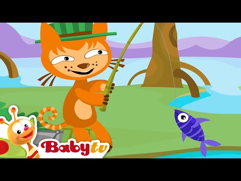 1,2,3,4,5 Una vez pesqué un pez vivo | Canción de contar | Rimas infantiles y canciones 🎵 @BabyTVSP