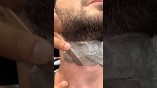 Beard makeover magicSmooth and sharp | Easy Beard Remove EDGE wit Wax #beardwax #beardilizer #shorts