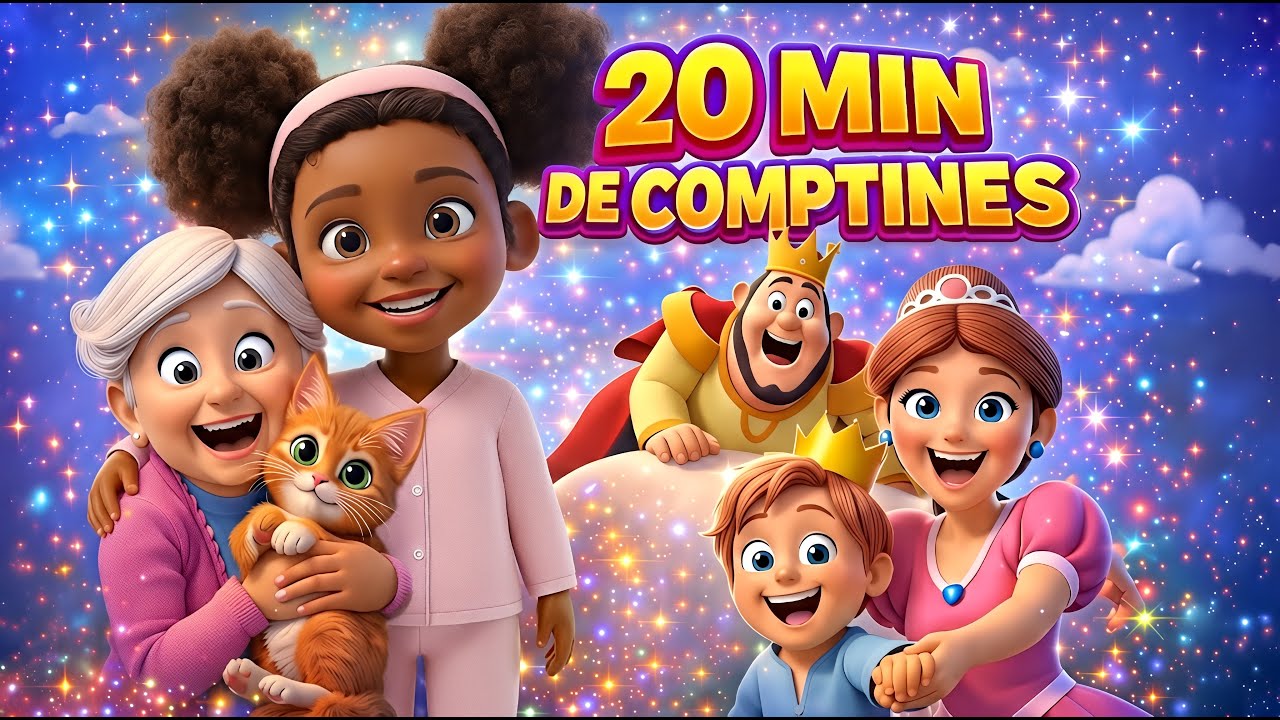 Compilation 20 Minutes : Les Meilleures Comptines et Berceuses pour Bébé ✨🌙