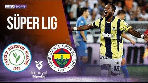 Rizespor vs Fenerbahce | SÜPERLIG HIGHLIGHTS | 08/25/24 | beIN SPORTS USA