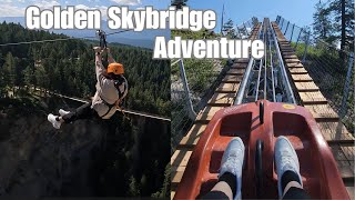 Golden Skybridge Adventure w/ the Highest Suspension Bridge and Amazing Zipline in British Columbia!