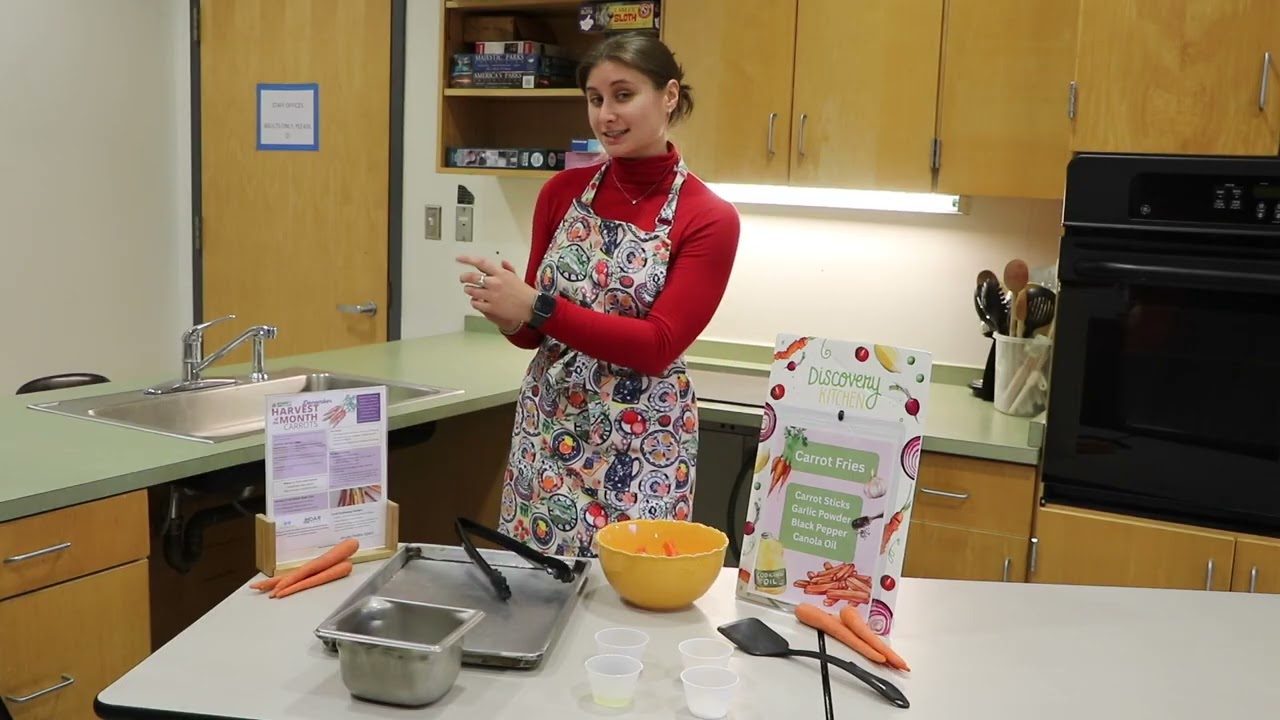 Chartwells Discovery Kitchen Hudson High School Cooking Show Episode 4 Carrot Fries