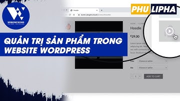 Quản trị sản phẩm trong website Wordpress Woocommerce - Phu Pham LIPHA