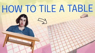 How to TILE a TABLE DIY