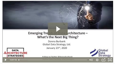 DAS Webinar: Emerging Trends in Data Architecture – What’s the Next Big Thing?