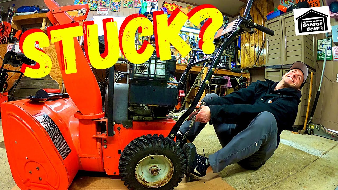 HOW TO GET A SNOWBLOWER DRAIN TUBE PLUG OR CAP UNSTUCK! Plus Tips To