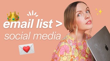 How to build an email list from * literally* ZERO (step by step for beginners) 💌