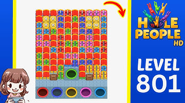 Hole People Level 801 Solution Walkthrough