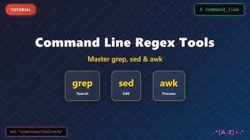 Command Line Regex Tools: grep, sed, & awk for Beginners