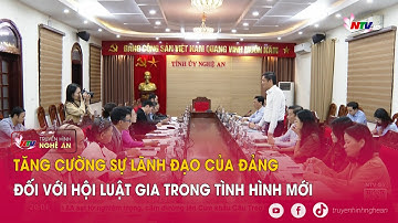 Tăng cường sự lãnh đạo của Đảng đối với Hội Luật gia trong tình hình mới