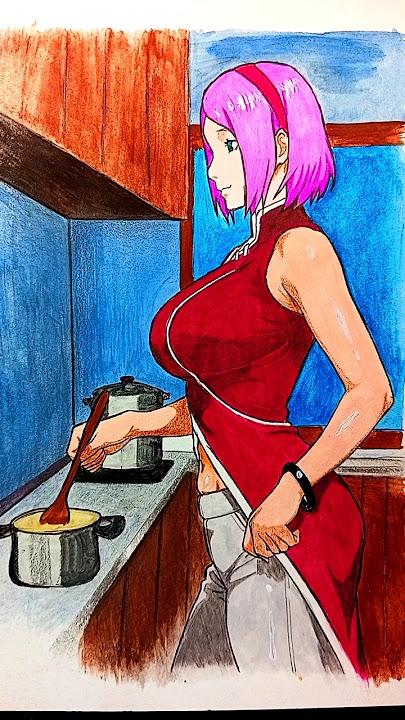 Naruto Shippuden anime drawing | sakura 🎀🪷 drawing #animeart #naruto #animedrawing #shorts #sakura